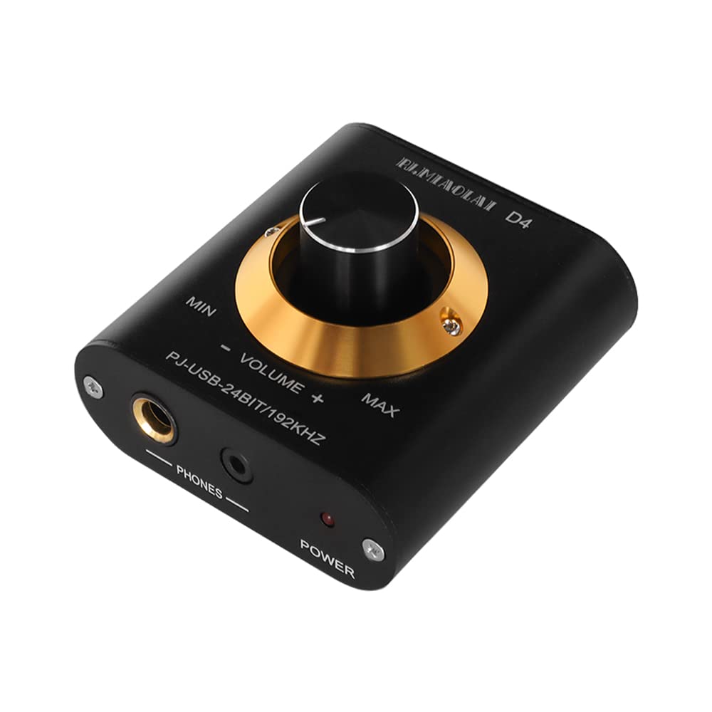 PJ.MIAOLAI Mini HiFi Audio décodeur USB DAC CM6642 amplificateur Casque Carte Son Externe 24Bit/192kHz entrée USB ampli de Sortie RCA