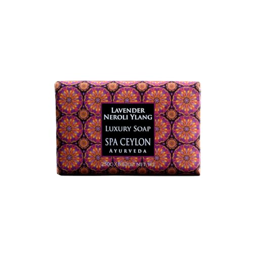 SPA CEYLON Lavender Neroli Ylang Luxury Soap | Bath Soap | natural soap | Moisturizing Bar | All Natural Soap | Suitable for All Skin Types