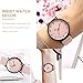 Imagen de reloj de Pulsera para Mujer con Correa de Cuero Simple y Dial Madera reloj Elegante y Práctico para Eventos Casual y Ocasiones Especiales