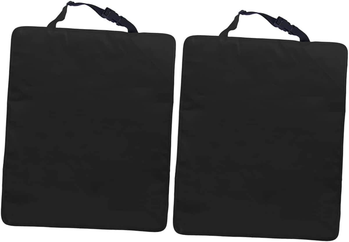 BESPORTBLE 2pcs Auto Kick Mats for Kids Non-Slip Backseat Protector Waterproof Material Rear Seat Protection Mat for Family Travel