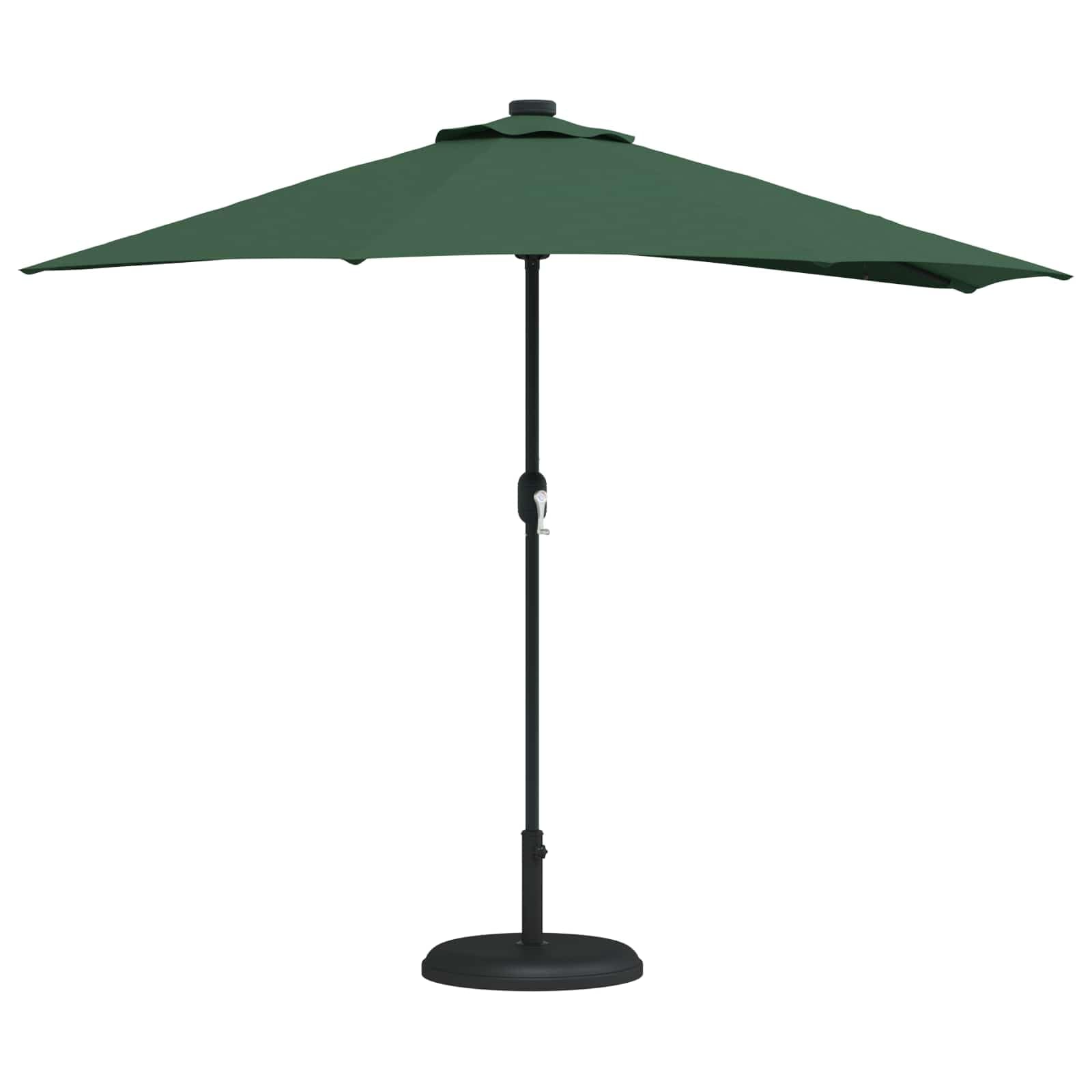 Genérico Sombrilla de jardín Verde 294 x 150 x 224 cm Poliéster y Acero,Casa y jardín,Jardín,Artículos de Exterior,Sombrillas-42003268