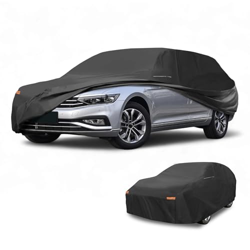 Housse de voiture robuste 190T-PU bâche break intégrale noire étanche