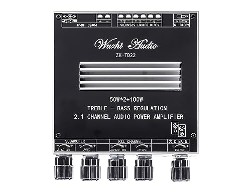 TWS 50W*2+100W BT Amplifier Board with Stereo and Bass Control
