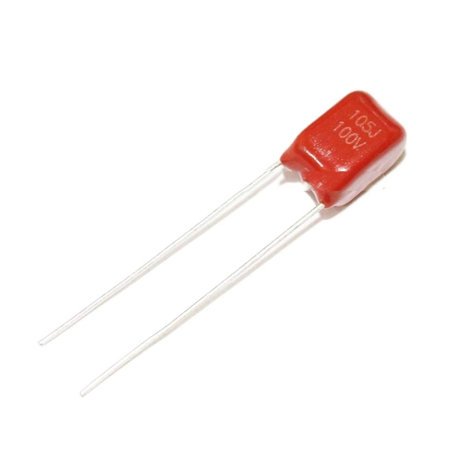 Condensateur CBB 100V 1uF pour remplacer un composant défectueux pas 5mm