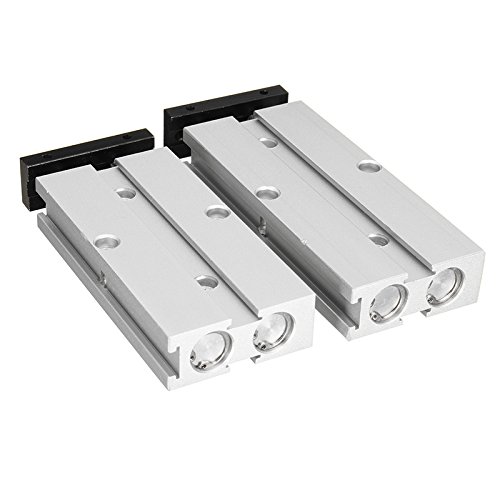 Hitommy Tn10X40/Tn10X50 10Mm Bore 40/50Mm Stroke Double Rod Pneumatic Air Cylinder Double Acting - 10X40 #TOP2
