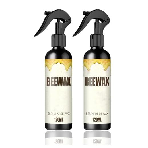 Cera de abejas natural micromolecularizada en spray 120ml, cera de abejas en spray para pulir y limpiar muebles, cera de abejas multiusos para renovar el suelo de los muebles de madera (2 Piezas)