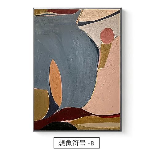 Bloc de couleur peinture décorative pour masquer un mur vide chambre - 3