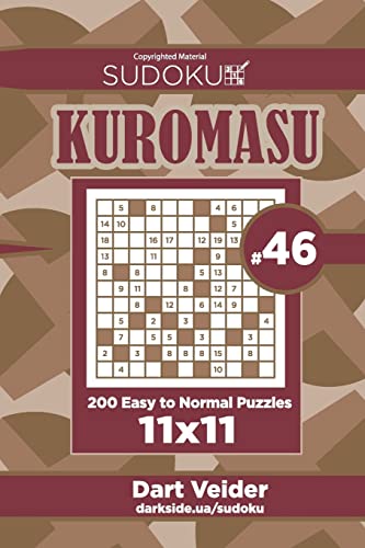 Sudoku Kuromasu - 200 Easy to Normal Puzzles 11x11 (Volume 46)