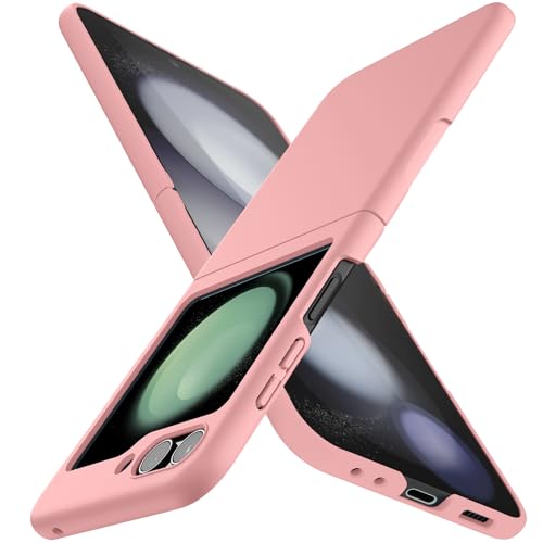 Galaxy Z Flip5 �P�[�X ���^ �l�C �y�� ���΂ݖh�~ SC-54D/SCG23 �X�}�z�P�[�X �Ռ��z�� PC�f�� �V���v�� �n�[�h �T���X�� �����Y�ی� �Ռ��z�� �ϋv �l�C �g�уJ�o�[ �s���N -15-ZFLIP5-04