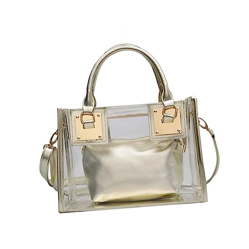 Sac à bandoulière femme transparent sécurité contrôles rapides blanc