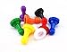 Honbay 80pcs Multi-Color Plastic Pawns Pieces for Board Games, Tabletop Markers Component
