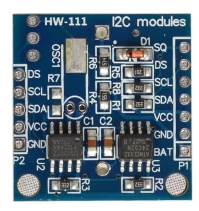 DS1307 Real-Time Clock Module, I2C Interface, Battery Backup CR2032, 4.5V-5.5V Operating Range, Arduino Compatible, Embedded Systems-picture-25