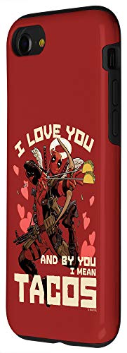 Iphone Se (2020) / 7 / 8 Marvel Deadpool I Love You And By You I Mean Tacos Case #TOP1