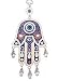 Blue Evil Eye Hamsa Protection Hanging Decoration Ornament (With Betterdecor Gift Pouch)