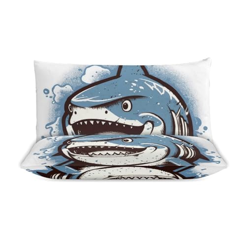 Housse de couette pour grand lit réversible linge de lit 3 pièces avec fermeture éclair - 4