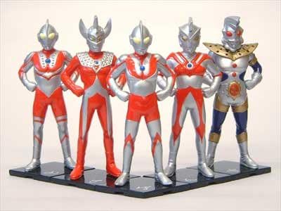 あかダルマさん専用 ウルトラヒーローシリーズ 5体セット 高価値セリー