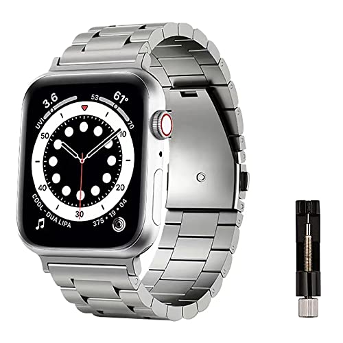 コンパチブル Compatible with apple watch バンド チタニウム製 アップルウォッチ バンド 軽量 雨、汗に強い apple watch Ultra3/Ultra2/Ultra/10/9/8/7/6/5/4/3/2/1 38mm 4