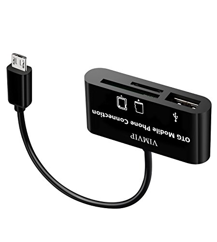 VIMVIP® 3 in 1 Micro USB OTG Host Adapter SD Card Reader for Samsung Galaxy S4 S2 S3 Note 2 Tablet