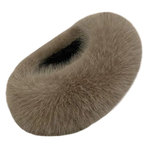 Bonnet en peluche douce chapeau hiver fausse fourrure grand froid