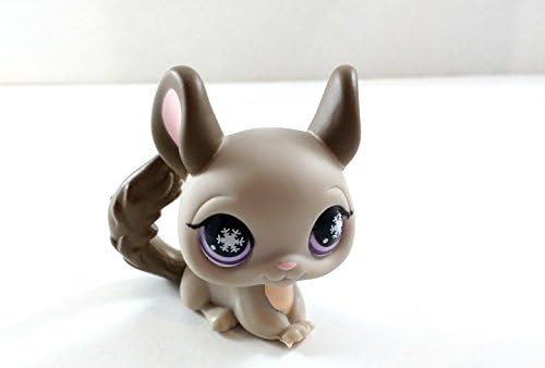 Littlest Pet Shop Chinchilla #687 (Gray, Pink/Purple Eyes, Tan Belly) (Retired) Collector Toy - LPS Collectible Replacement Single Figure - Loose (OOP Out of Package & Print) image 4