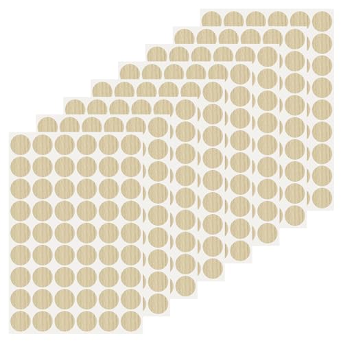Couvre-vis PVC de qualité supérieure 21mm aspect bois clair pour armoire