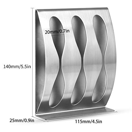 Premium Wall Mounted Toothbrush Holder，Stainless Steel Razor Holder Storage, Self-Adhesive Toothbrush Stand For Shower Bathroom Organizer Or Accessories With 3 Holes #TOP2