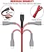 Micro USB Cable 6Ft 5Pack,Cabepow Android Charger Cable 6 Foot, Durable Premium Nylon Braided Fast Phone Charger Cord 6 Feet for Samsung Galaxy S7 S6 S7 S5(Red)