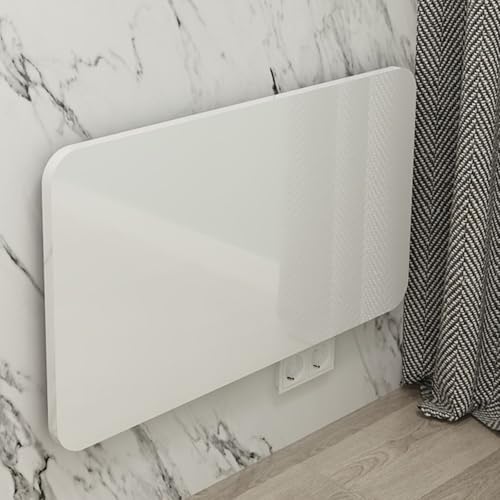 Table pliante murale en acier avec surface anti-rayures pour PC
