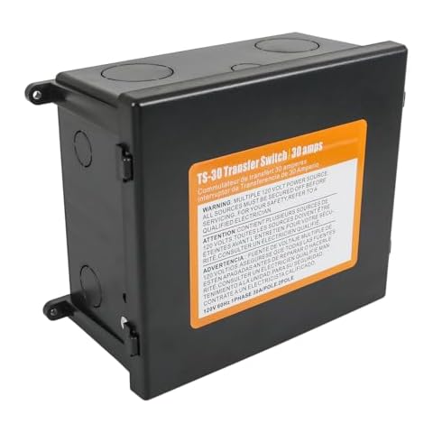 Nirakoka 30 Amp Automatic Transfer Switch, Rated 120VAC Applied to RV Cover