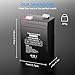 Fulpower 6V 4.5Ah Rechargeable Emergency Lighting Battery，SLA AGM Battery - Maintenance-Free, F1 Terminal, Ideal for UPS, Alarm Systems, Toys & Emergency Lighting (Batteries Only)