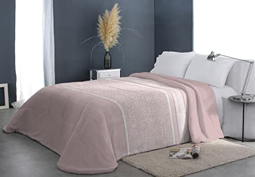 EDREDÓN Sherpa Modelo Shiva con Borreguito DE REIG MARTÍ para Invierno (Rosa, Cama 135/140 cm.)