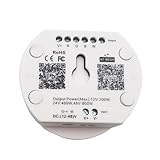 Vrabocry DC12-24V RGB RGBW UFO Wireless Bluetooth 16 Million Colors iOS Android LED Controller Timing Function Group Control Music Mode