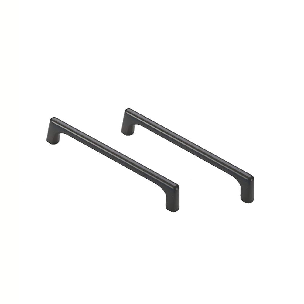 BOZONLI 2 Pack Grey Cupboard Handles, 128mm Kitchen Door Handles Cabinet Handles Furniture Drawer T Bar Pulls
