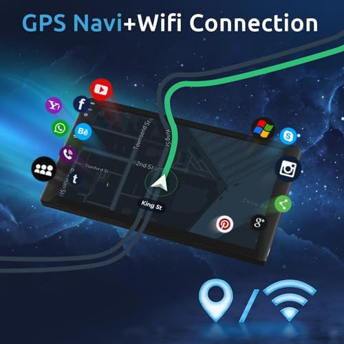 Radio de coche Android 13 para Mercedes Clase C y CLK con Carplay inalámbrico y GPS 3