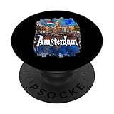 Photo Gallery amsterdam, vendemmia, acquarello, souvenir, skyline città popsockets popgrip intercambiabile Photo Gallery amsterdam, vendemmia, acquarello, souvenir, skyline città popsockets popgrip intercambiabile