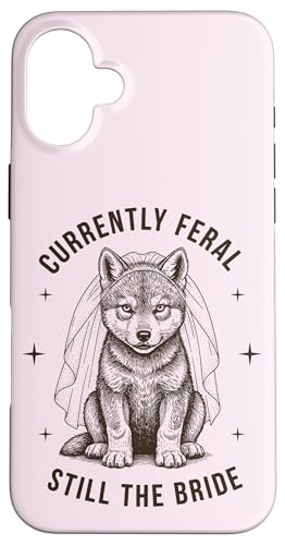 ���݁AFeral Still The Bride �t�@�j�[�E�F�f�B���O �X�}�z�P�[�X iPhone 16 Plus �p
