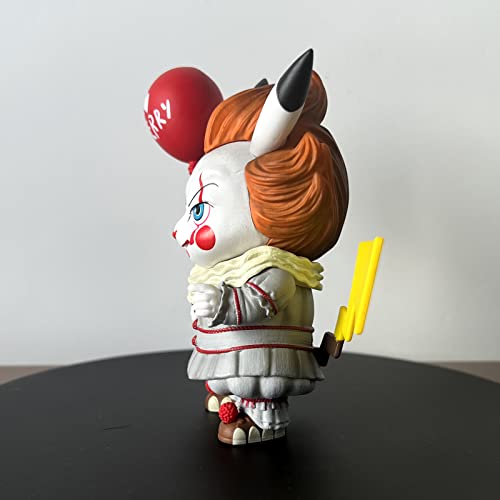 Pelnyc Horror Movie It Pennywise Cosplay Action Figure Collection Statue Birthday Toy Gift 4.33 In #TOP2