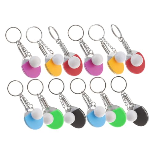 Porte-clés Tennis de Table Robuste pour Retrouver Facilement Ses Clés de Sac