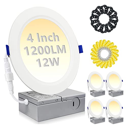 HiBay 4-Pack 4-In LED Recessed Lights 3000K