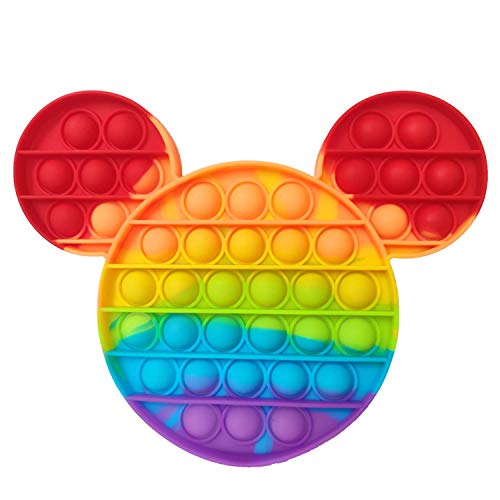 LXSLFY Rainbow Bubble Sensory Fidget ToysÂ£Â¬Push Pop Bubble Fidget Sensory Toy Stress Relief Anti-Anxiety Tools for Adult Kids