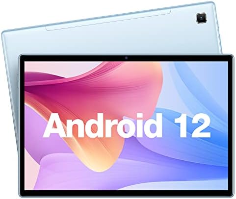 TECLAST Tablet 10.1 inch P20S Android 12, 4GB RAM 64GB ROM(TF 1TB), 5G WiFi, Dual 4G SIM/SD, Bluetooth 5.0, 2.0 GHz, Octa-Core Processor, 1280x800 IPS, GPS/2MP + 5MP Camera/Type C/OTG/Metal