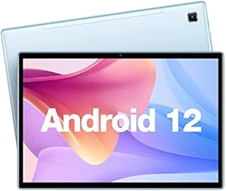 TECLAST Tablet 10.1 inch P20S Android 12, 4GB RAM 64GB ROM(TF 1TB), 5G WiFi, Dual 4G SIM/SD, Bluetooth 5.0, 2.0 GHz, Octa-Core Processor, 1280x800 IPS, GPS/2MP + 5MP Camera/Type C/OTG/Metal