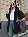Vancavoo Trenchcoat Damen Lang Übergangsmantel Elegant Mantel Herbst Frühling Winddicht Sommermantel Jacke Leichte Damenmantel mit Kapuze,Schwarz,XXL