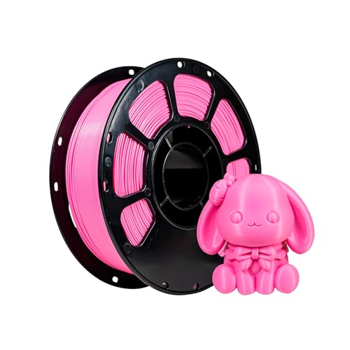 iBOSS PLA Plus 3D Printer Filament PLA+ Filament 1.75mm, Neatly Wound 3D Printing Filament 1.75mm +/- 0.02 mm, Fit Most FDM 3D Printers, 1kg Spool (2.2lbs), Light Pink