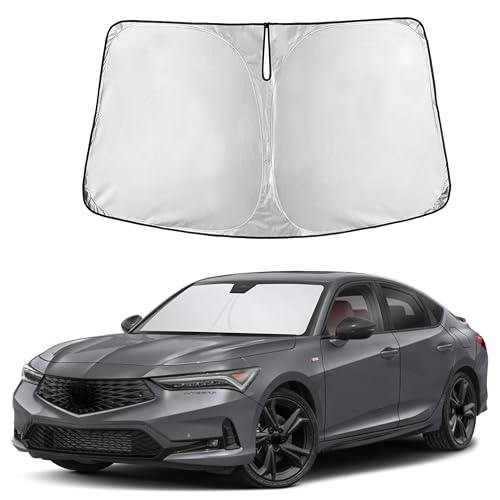 Image of Autovir Windshield Sun Shade Fit for 2023 2024 2025 Acura Integra Sunshade, Front Car Window Shades Sun Visor, Blocks UV Rays & Heat, Car Accessories