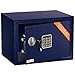 Brihard Family Coffre-Fort avec Serrure électronique, 25x35x25cm (HxWxD), Bleu Marine