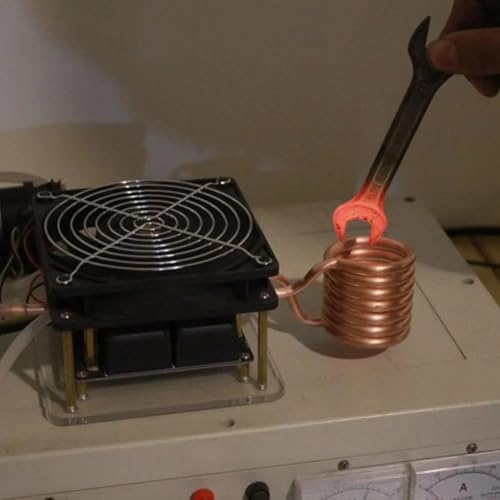 Calentador ZVS de 1000W para fundir metales sin soplete mediante bobina de agua 5