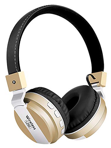 TKLLOVE Headset Bluetooth,Pink Wireless Headset Bluetooth Universal Computer Notebook Teléfono Móvil Deportes Running Fitness Música-Serie Cuero Orejeras Gruesas De Alta Proteína