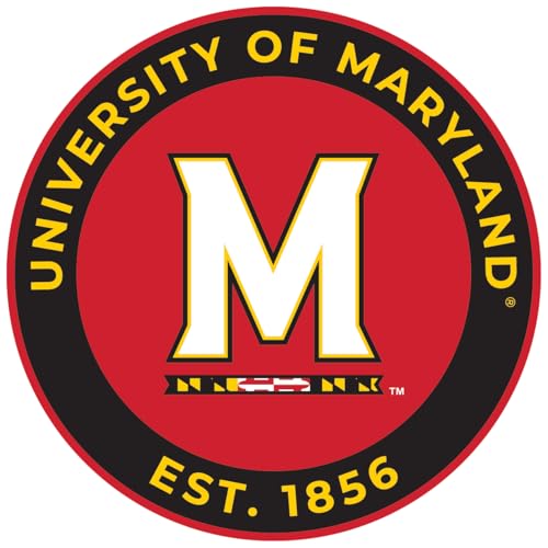 Imán decorativo redondo Maryland Terrapins 6 pulgadas miniatura 1