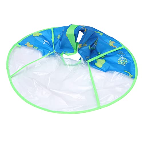 SHERCHPRY Corte de Pelo Transparente para Delantal de Peluquería con Diseño de Animales Accesorio de Estilismo para Salón Infantil Protector de Cuello y Ropa de Usar y Almacenar